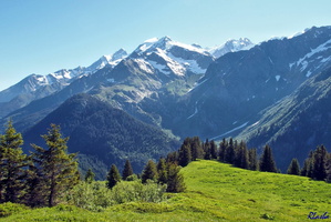2016-06-28 16 vue vers Tre la Tete et Mont Blanc