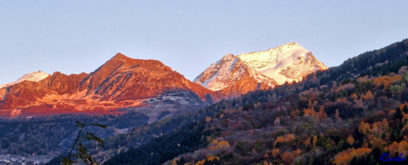 2016-11-01 Vallandry (8) vue sur le Mont-Blanc